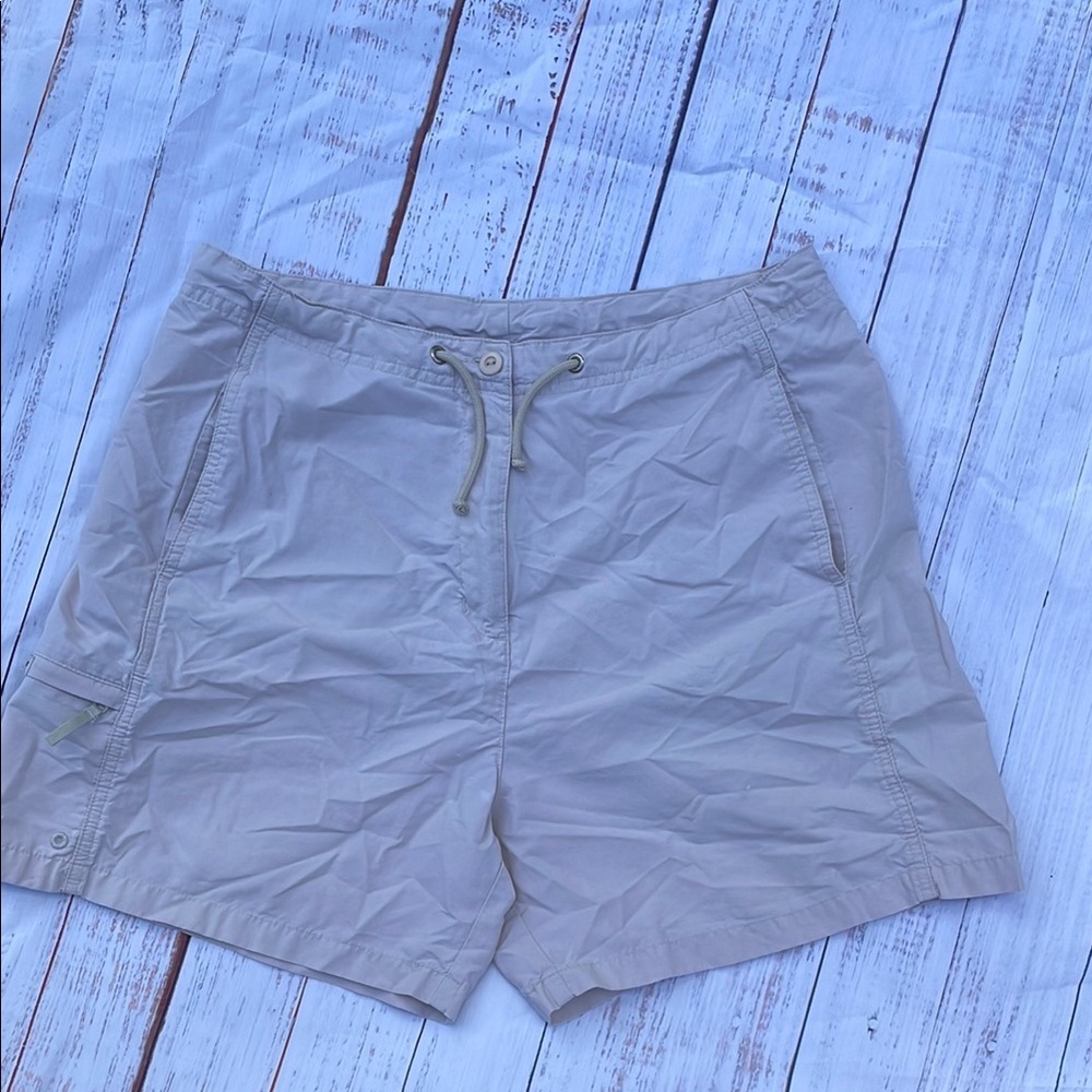 Woolrich Tan Cargo Shorts Relaxed Fit